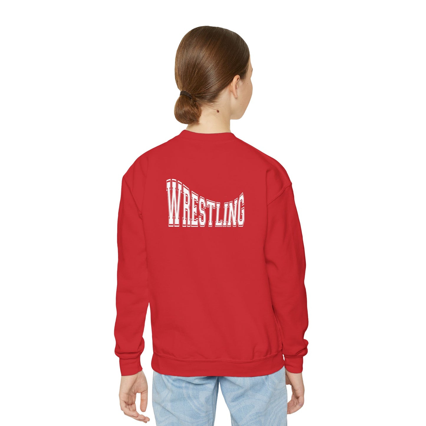 Youth Wrestling Crewneck Sweatshirt