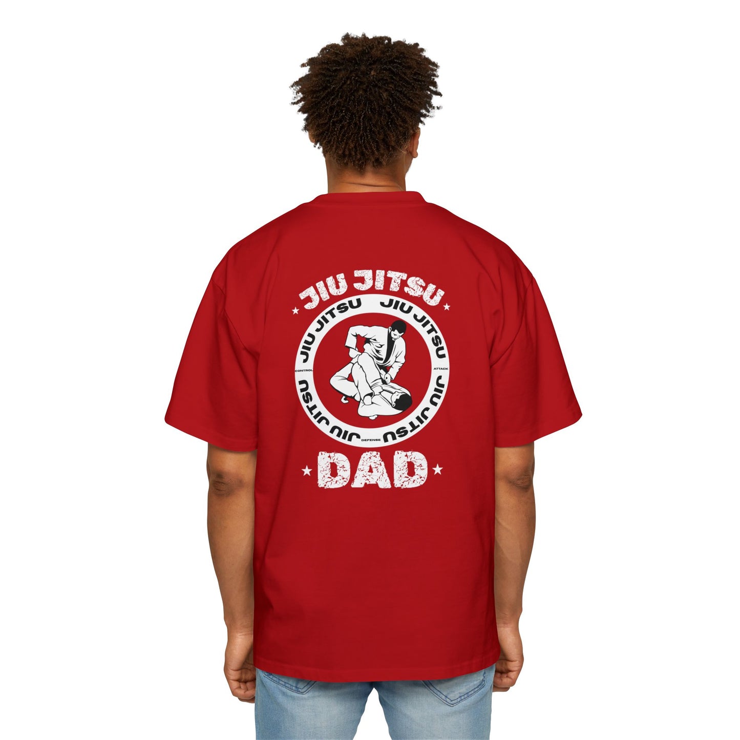 Jiu Jitsu Dad Oversized T-Shirt