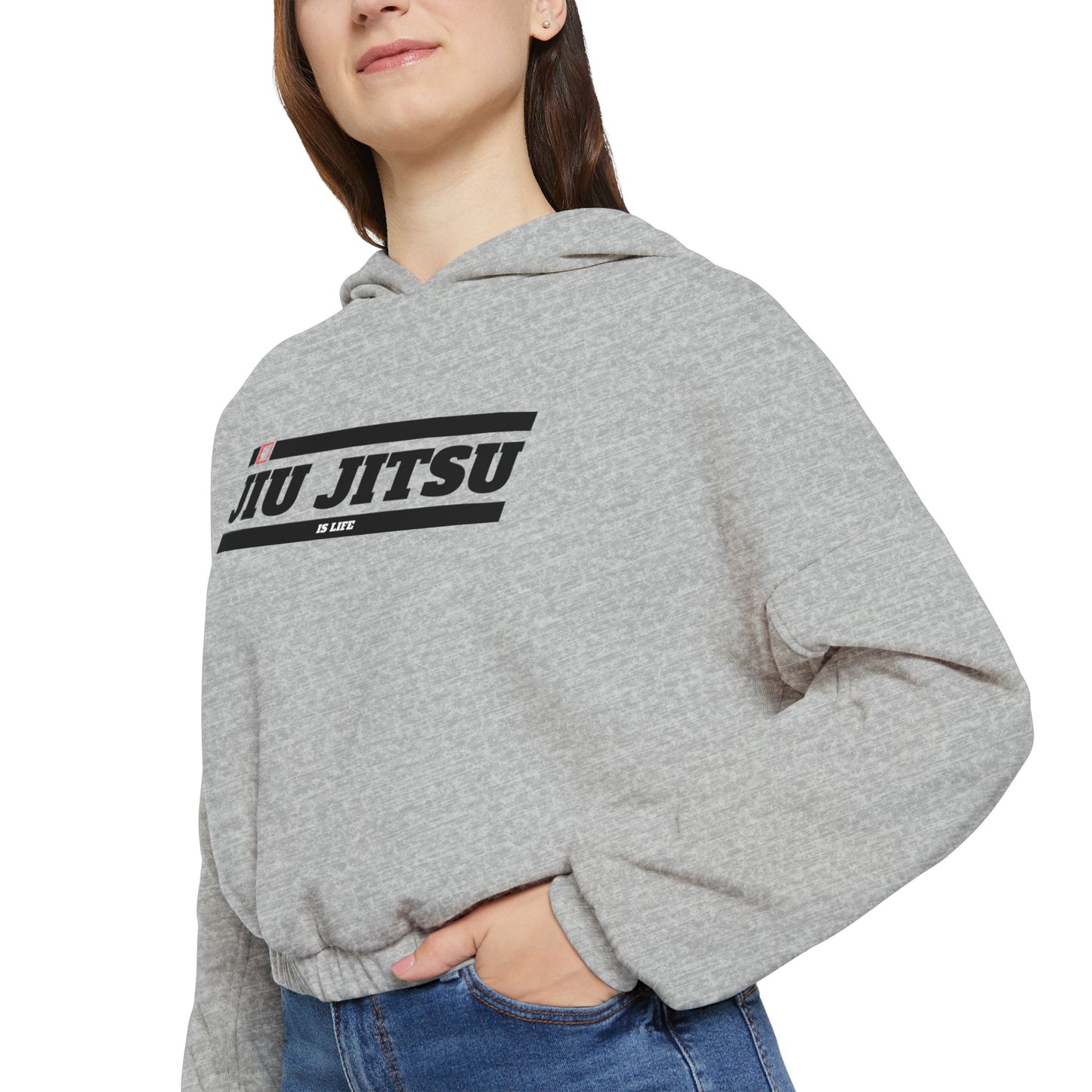 Jiu Jitsu Is Life -  Cinched Bottom Hoodie