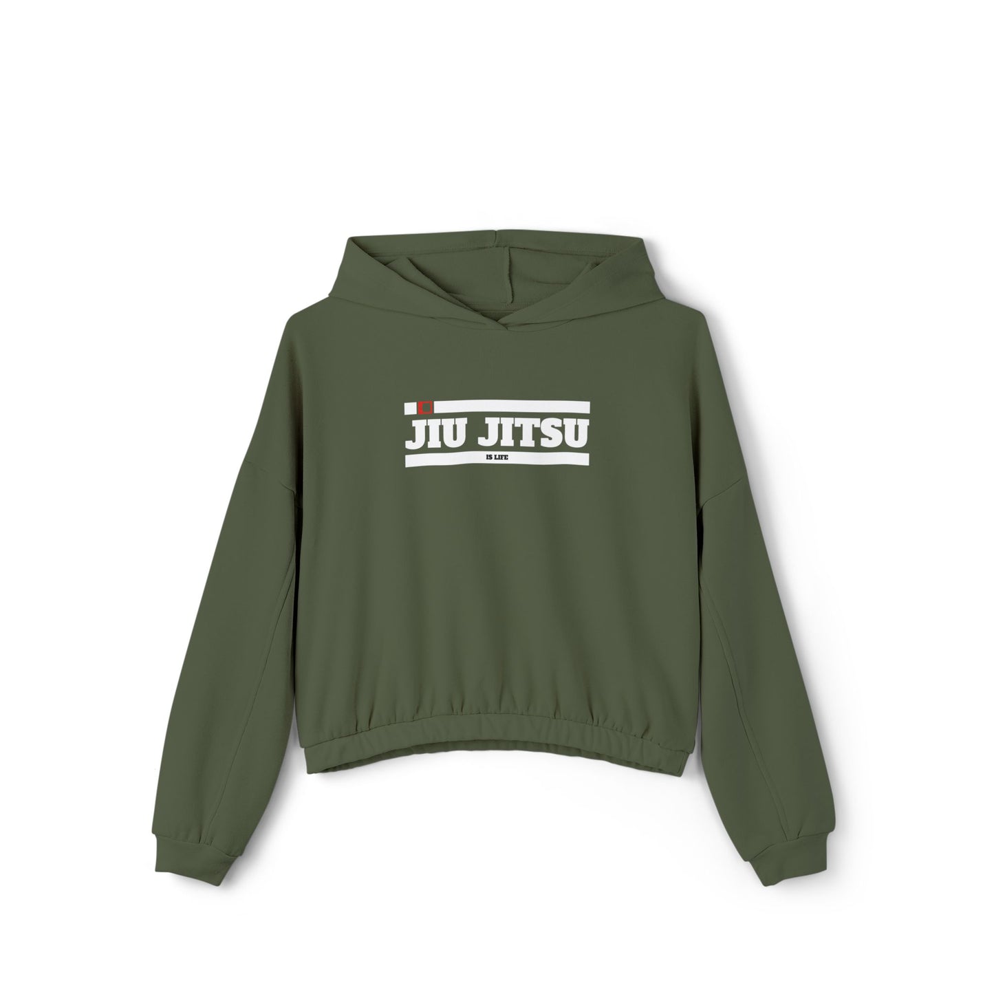 Jiu Jitsu Is Life -  Cinched Bottom Hoodie