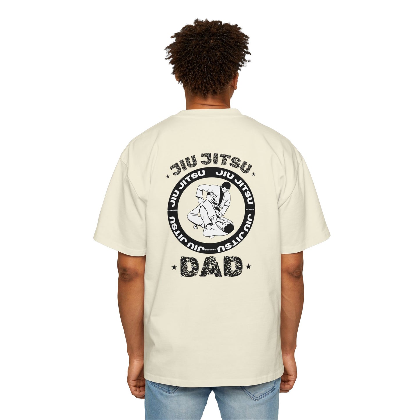 Jiu Jitsu Dad Oversized T-Shirt