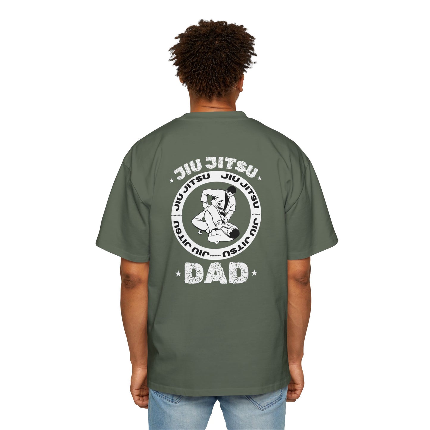 Jiu Jitsu Dad Oversized T-Shirt