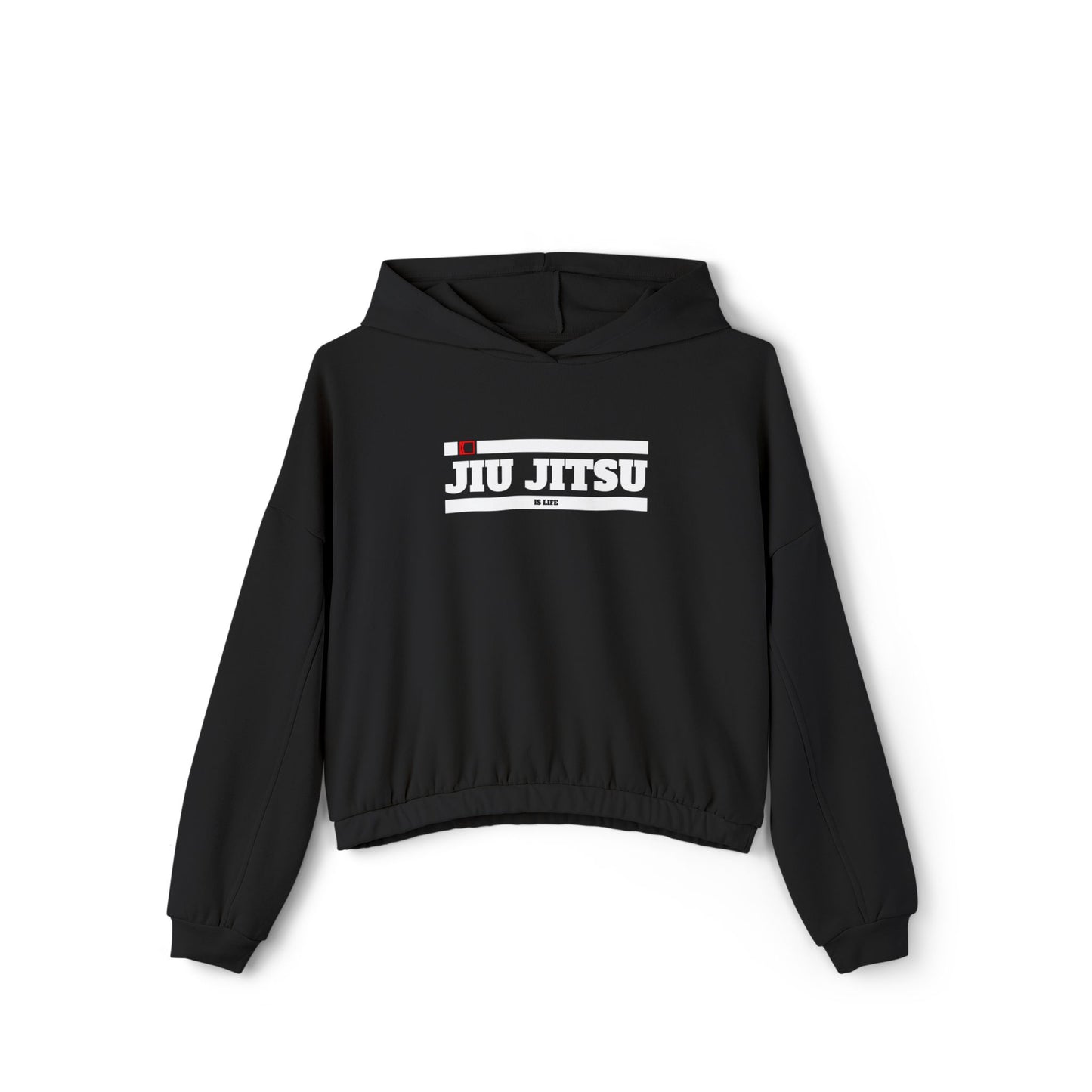 Jiu Jitsu Is Life -  Cinched Bottom Hoodie